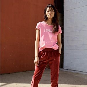 Madewell Pink Femme T Shirt